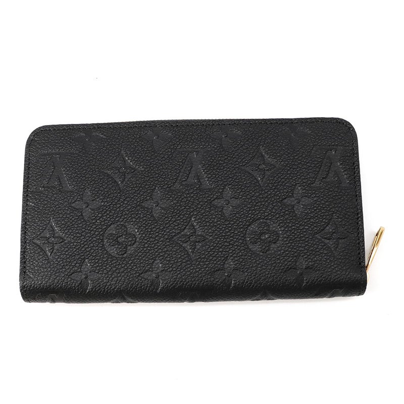 ルイヴィトン 長財布 モノグラム・アンプラント ジッピー・ウォレット M28791 LOUIS VUITTON 財布 ブラック 黒