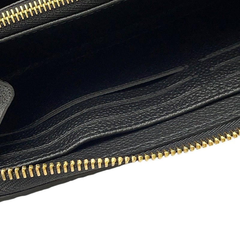 ルイヴィトン 長財布 モノグラム・アンプラント ジッピー・ウォレット M28791 LOUIS VUITTON 財布 ブラック 黒