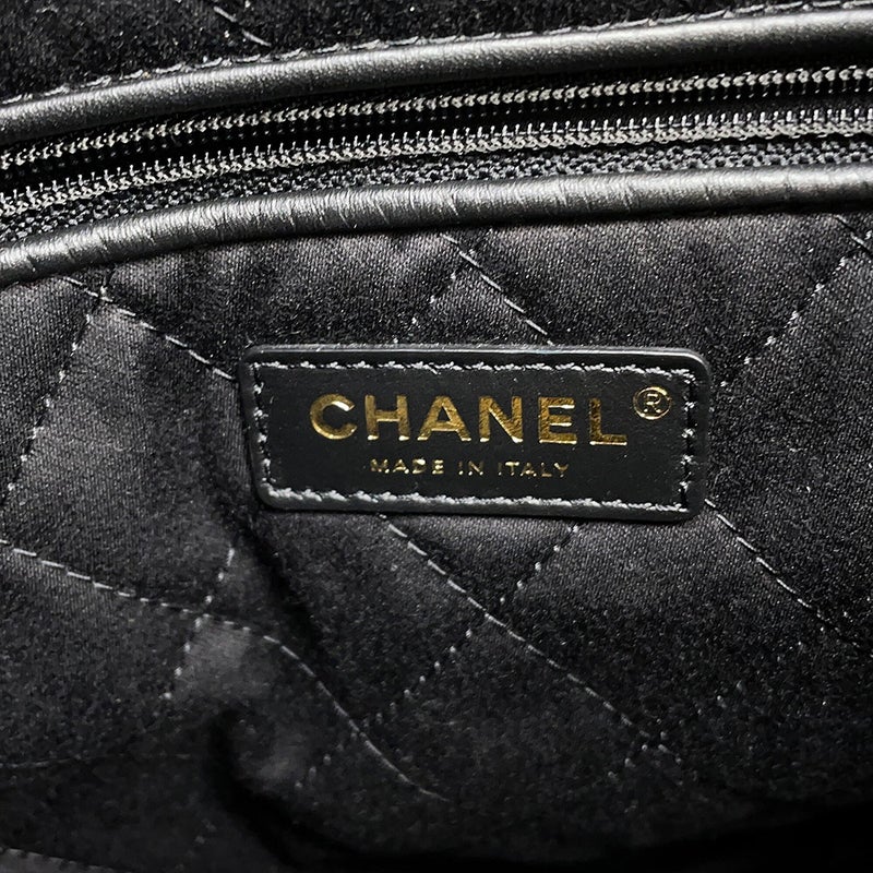 シャネル ハンドバッグ シャネル22 カーフレザー AS3261 CHANEL バッグ ショルダーバッグ 黒