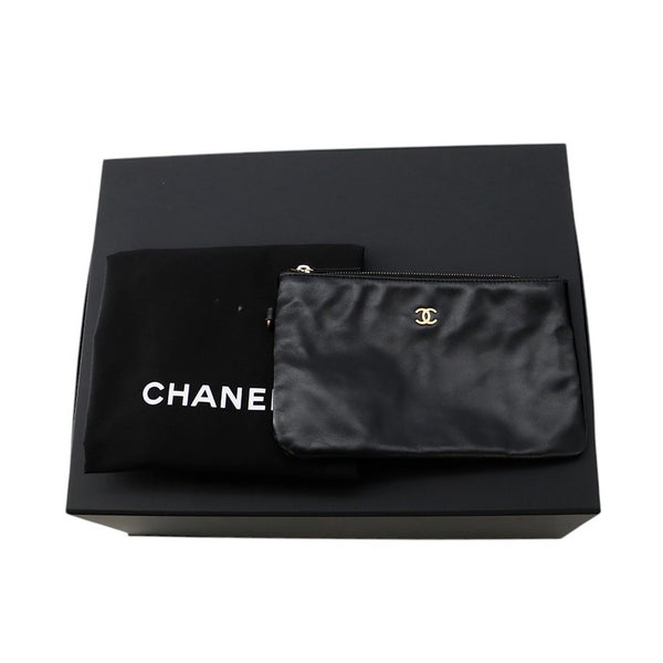 シャネル ハンドバッグ シャネル22 カーフレザー AS3261 CHANEL バッグ ショルダーバッグ 黒