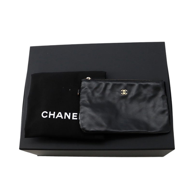 シャネル ハンドバッグ シャネル22 カーフレザー AS3261 CHANEL バッグ ショルダーバッグ 黒
