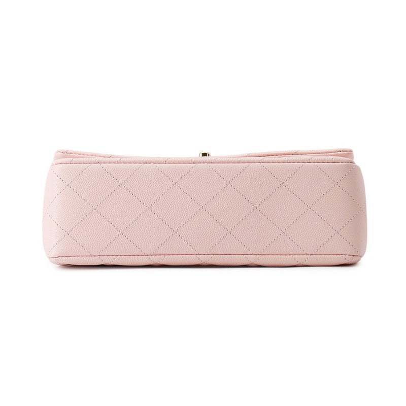 シャネル チェーンショルダーバッグ マトラッセ ココマーク トップハンドル キャビアスキン AS5554 CHANEL