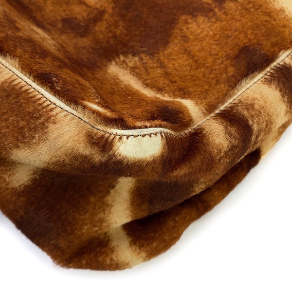 フェンディ ハンドバッグ マンマバケット ハラコ レザー 26325 FENDI ワンショルダーバッグ