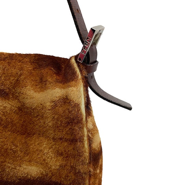 フェンディ ハンドバッグ マンマバケット ハラコ レザー 26325 FENDI ワンショルダーバッグ