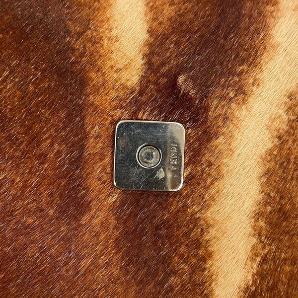 フェンディ ハンドバッグ マンマバケット ハラコ レザー 26325 FENDI ワンショルダーバッグ