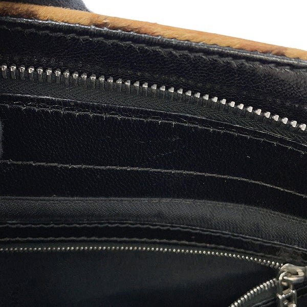 フェンディ ショルダーバッグ FF レオパード ハラコ レザー 26566 FENDI ワンショルダー