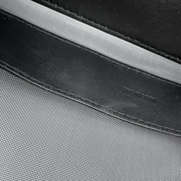 バレンシアガ トートバッグ ネイビーカバ S ポーチ付 メッシュ 339933 BALENCIAGA スモールサイズ 黒