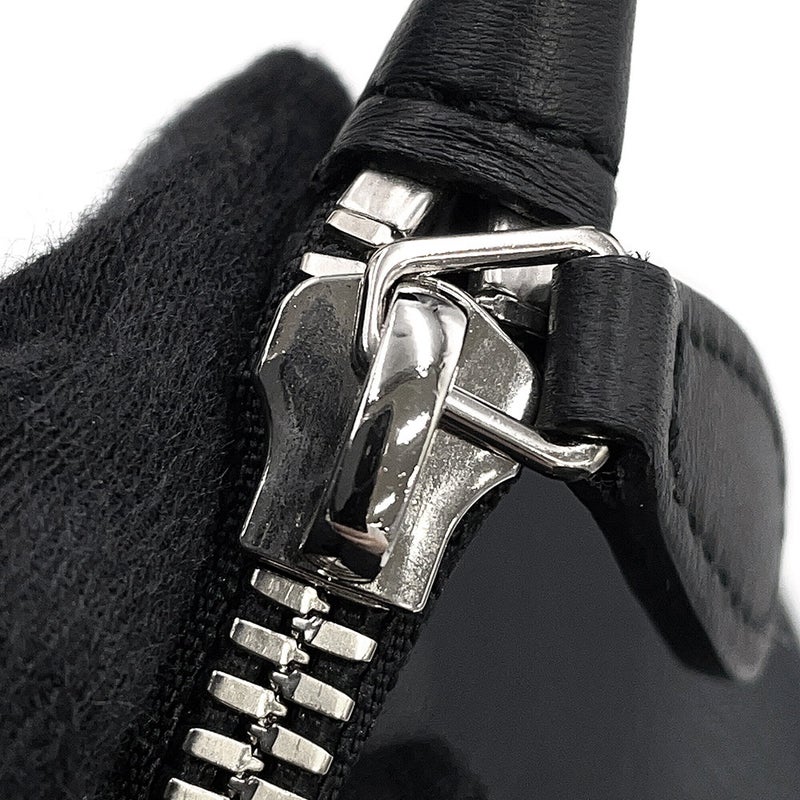 バレンシアガ トートバッグ ネイビーカバ S ポーチ付 メッシュ 339933 BALENCIAGA スモールサイズ 黒