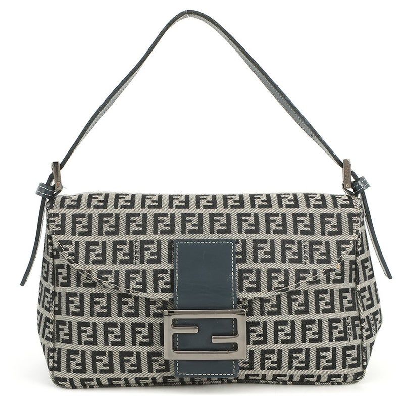 フェンディ ハンドバッグ ズッキーノ マンマバケット キャンバス レザー FENDI