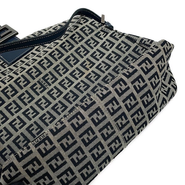 フェンディ ハンドバッグ ズッキーノ マンマバケット キャンバス レザー FENDI