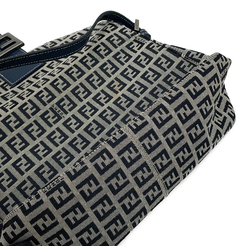 フェンディ ハンドバッグ ズッキーノ マンマバケット キャンバス レザー FENDI