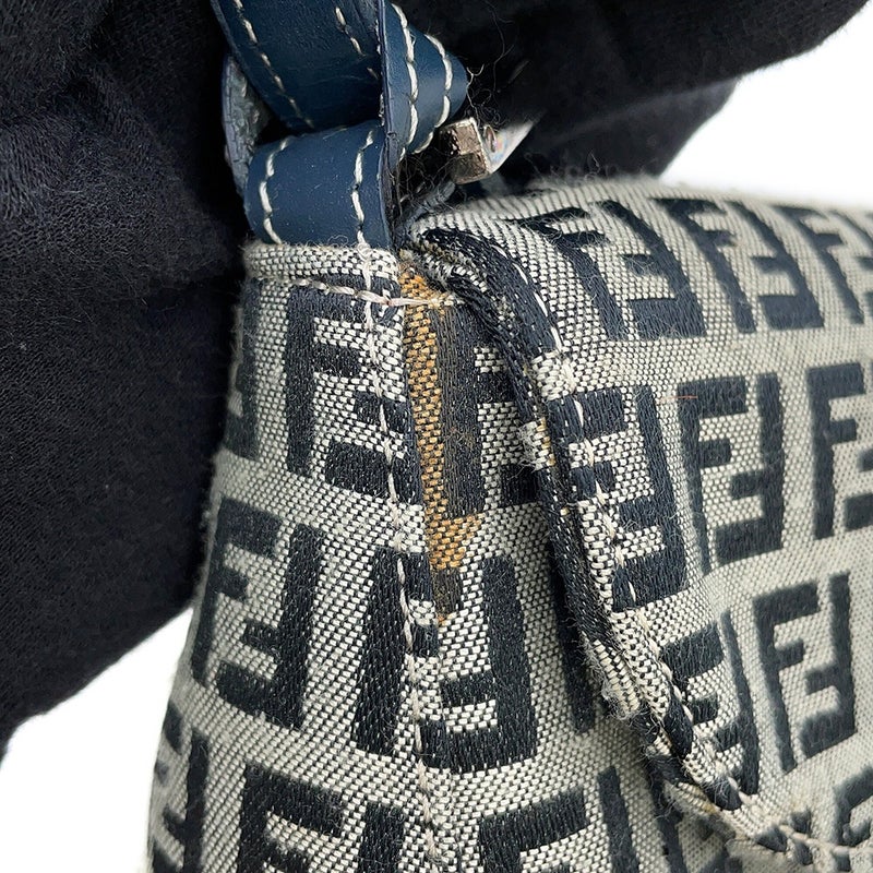 フェンディ ハンドバッグ ズッキーノ マンマバケット キャンバス レザー FENDI