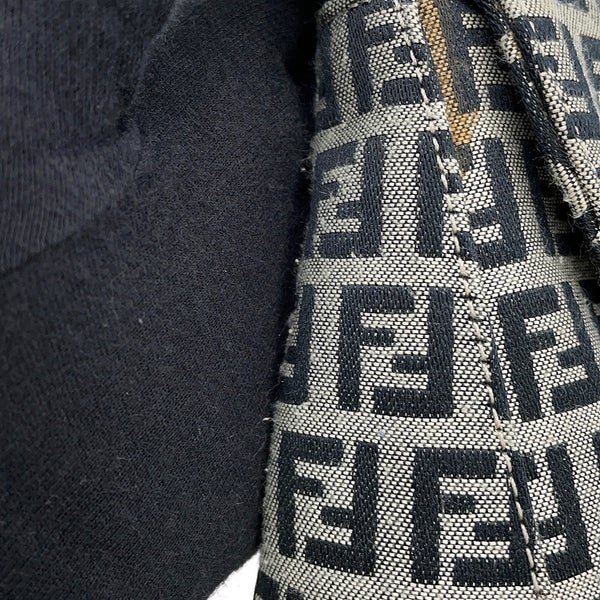 フェンディ ハンドバッグ ズッキーノ マンマバケット キャンバス レザー FENDI