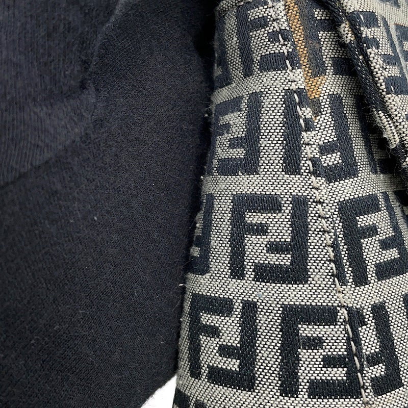 フェンディ ハンドバッグ ズッキーノ マンマバケット キャンバス レザー FENDI