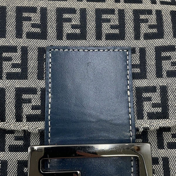 フェンディ ハンドバッグ ズッキーノ マンマバケット キャンバス レザー FENDI