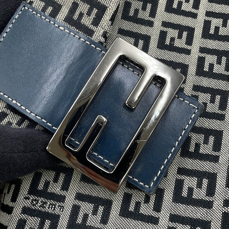 フェンディ ハンドバッグ ズッキーノ マンマバケット キャンバス レザー FENDI