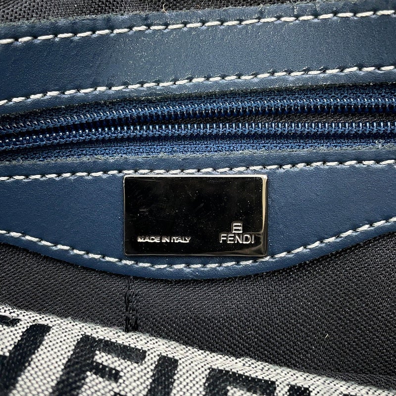 フェンディ ハンドバッグ ズッキーノ マンマバケット キャンバス レザー FENDI