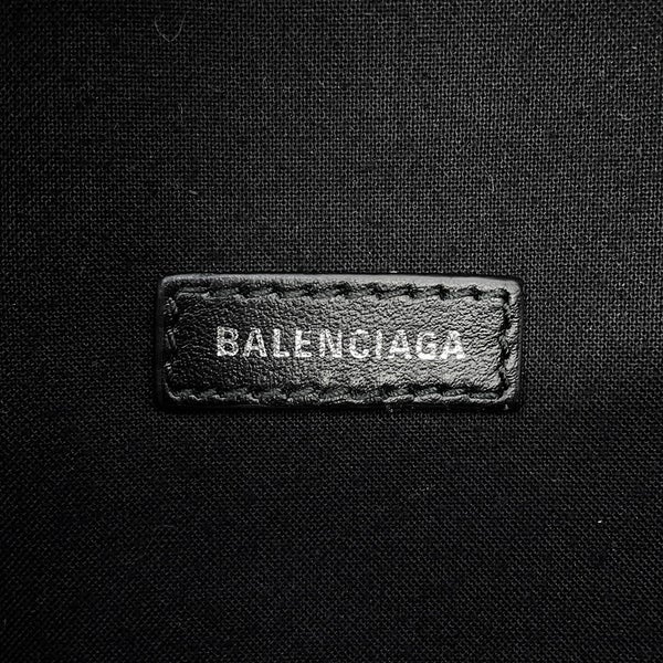 バレンシアガ ボディバッグ エブリデイ ロゴ ベルトバッグ レザー 552375 BALENCIAGA 白