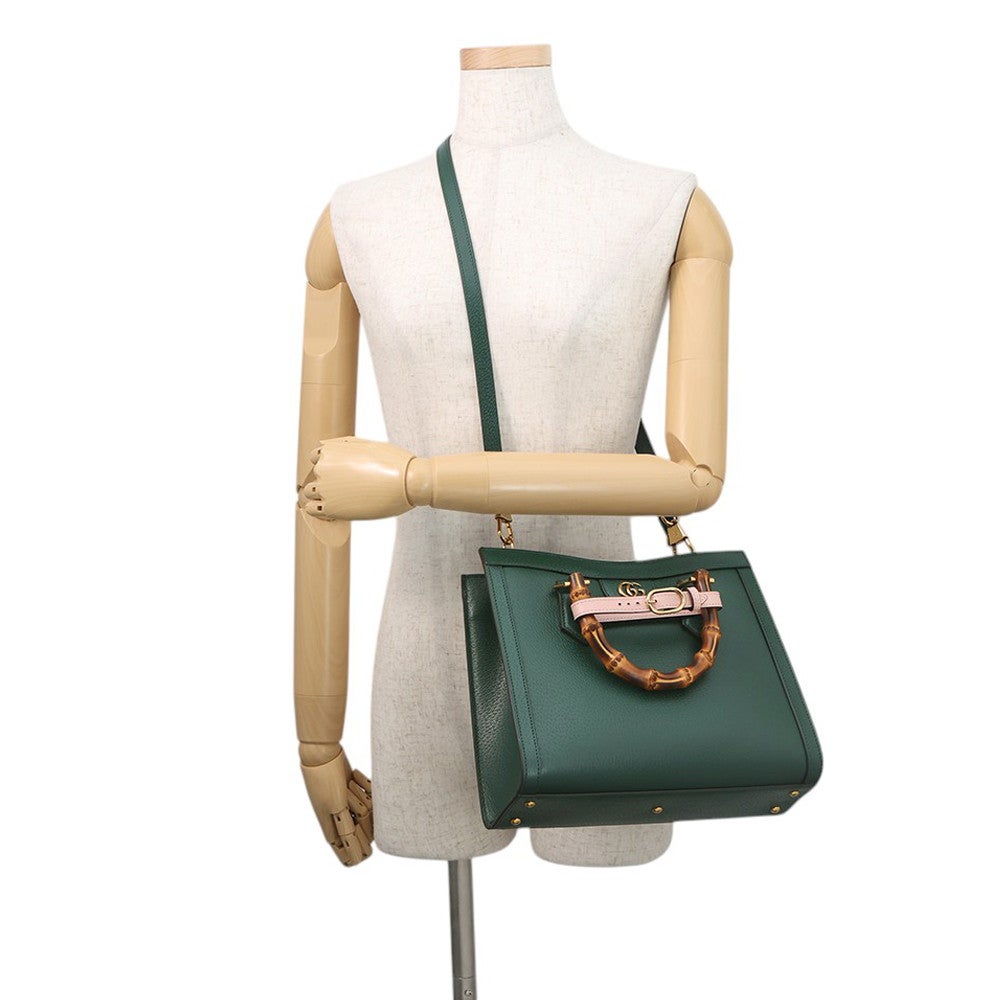 グッチ ハンドバッグ ダイアナ バンブー スモール レザー 702721 GUCCI