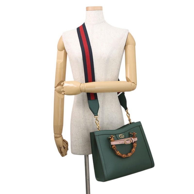 グッチ ハンドバッグ ダイアナ バンブー スモール レザー 702721 GUCCI 2way