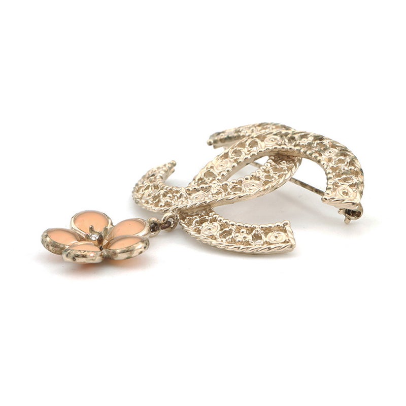 シャネル ブローチ ココマーク フラワー メタル A18 C CHANEL アクセサリー