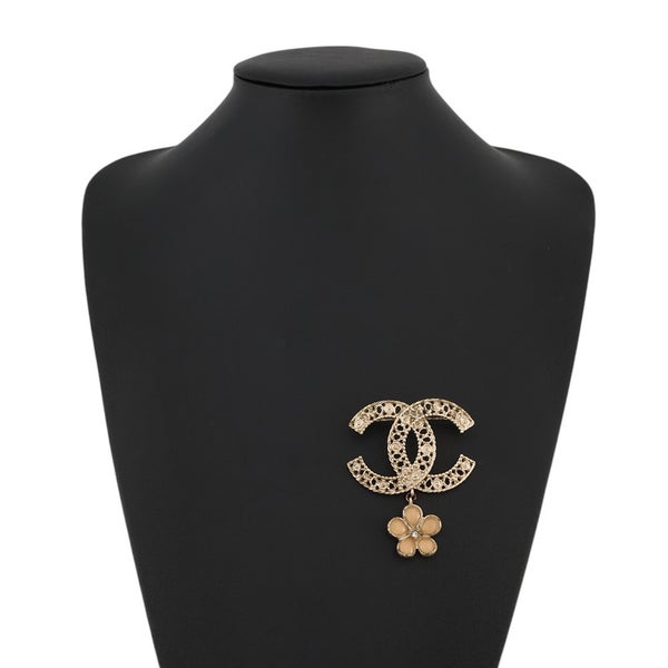 シャネル ブローチ ココマーク フラワー メタル A18 C CHANEL アクセサリー
