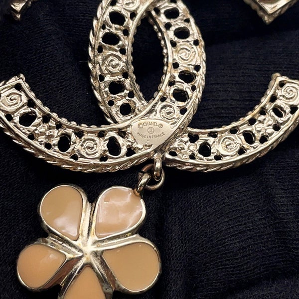 シャネル ブローチ ココマーク フラワー メタル A18 C CHANEL アクセサリー