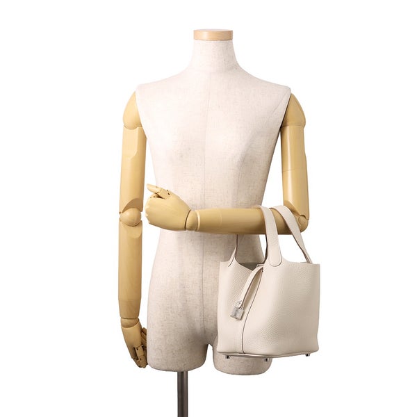 エルメス ハンドバッグ ピコタンロックPM クレ/シルバー金具 トリヨンクレマンス K刻印