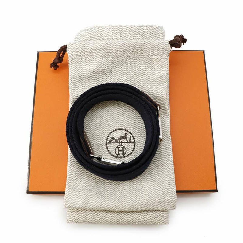 エルメス ショルダーバッグ エブリンTPM エトゥープ/ブルーインディゴ/シルバー金具 トリヨンクレマンス W刻印