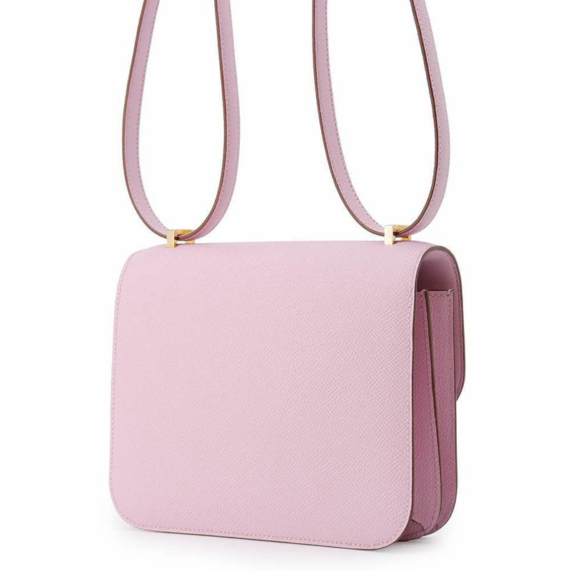 エルメス ショルダーバッグ ミニ コンスタンス3 モーヴシルベストル/ピンクゴールド金具 エプソン U刻印