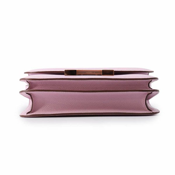 エルメス ショルダーバッグ ミニ コンスタンス3 モーヴシルベストル/ピンクゴールド金具 エプソン U刻印