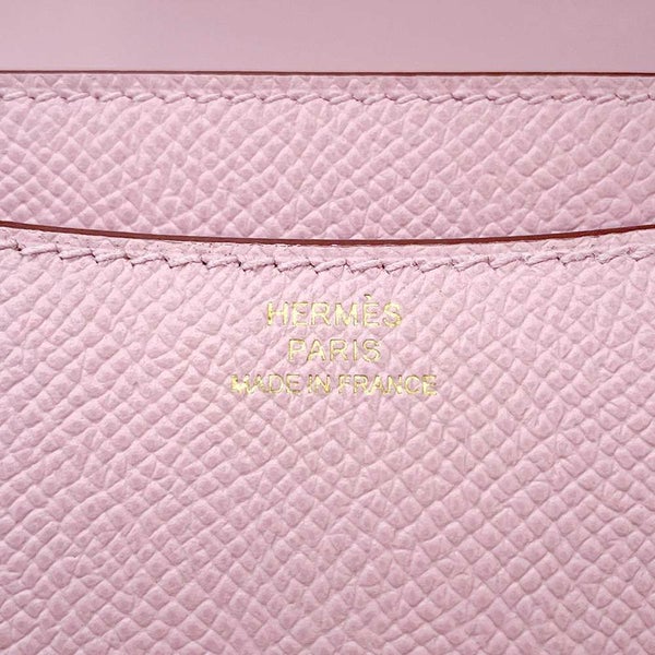 エルメス ショルダーバッグ ミニ コンスタンス3 モーヴシルベストル/ピンクゴールド金具 エプソン U刻印