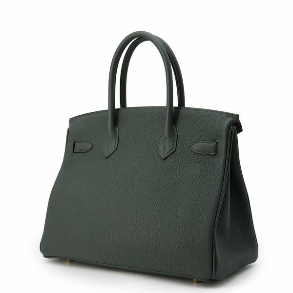 エルメス バーキン30 ヴェールフォンセ/ゴールド金具 トゴ W刻印 HERMES Birkin ハンドバッグ