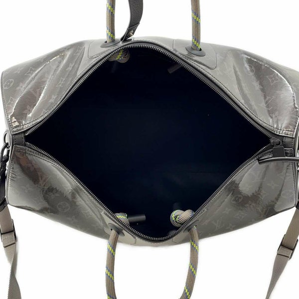 ルイヴィトン ボストンバッグ モノグラム・エクリプス グレーズ キーポル・バンドリエール50 M43901 黒 ブラック