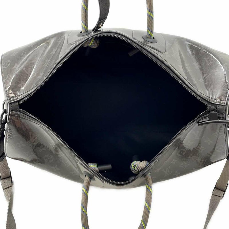 ルイヴィトン ボストンバッグ モノグラム・エクリプス グレーズ キーポル・バンドリエール50 M43901 黒 ブラック