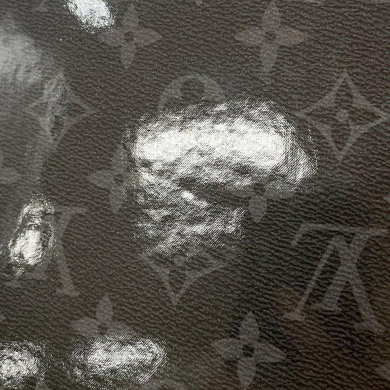 ルイヴィトン ボストンバッグ モノグラム・エクリプス グレーズ キーポル・バンドリエール50 M43901 黒 ブラック