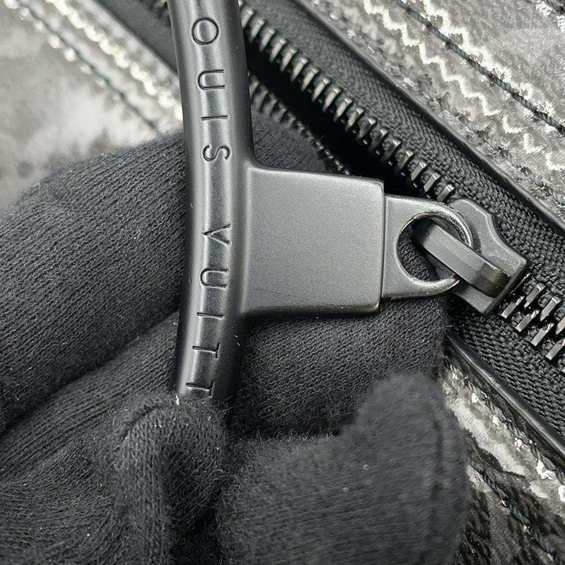 ルイヴィトン ボストンバッグ モノグラム・エクリプス グレーズ キーポル・バンドリエール50 M43901 黒 ブラック