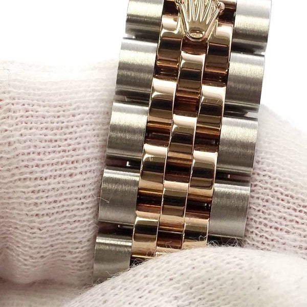 ロレックス レディ デイトジャスト SS/K18PG 279171 ROLEX 腕時計 オーベルジーヌ文字盤 10PD