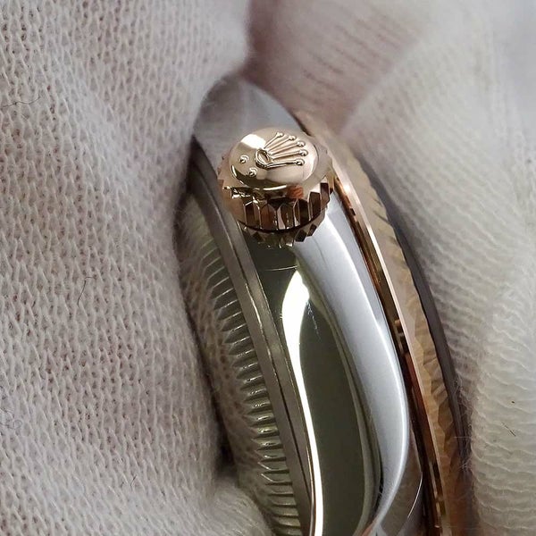 ロレックス レディ デイトジャスト SS/K18PG 279171 ROLEX 腕時計 オーベルジーヌ文字盤 10PD