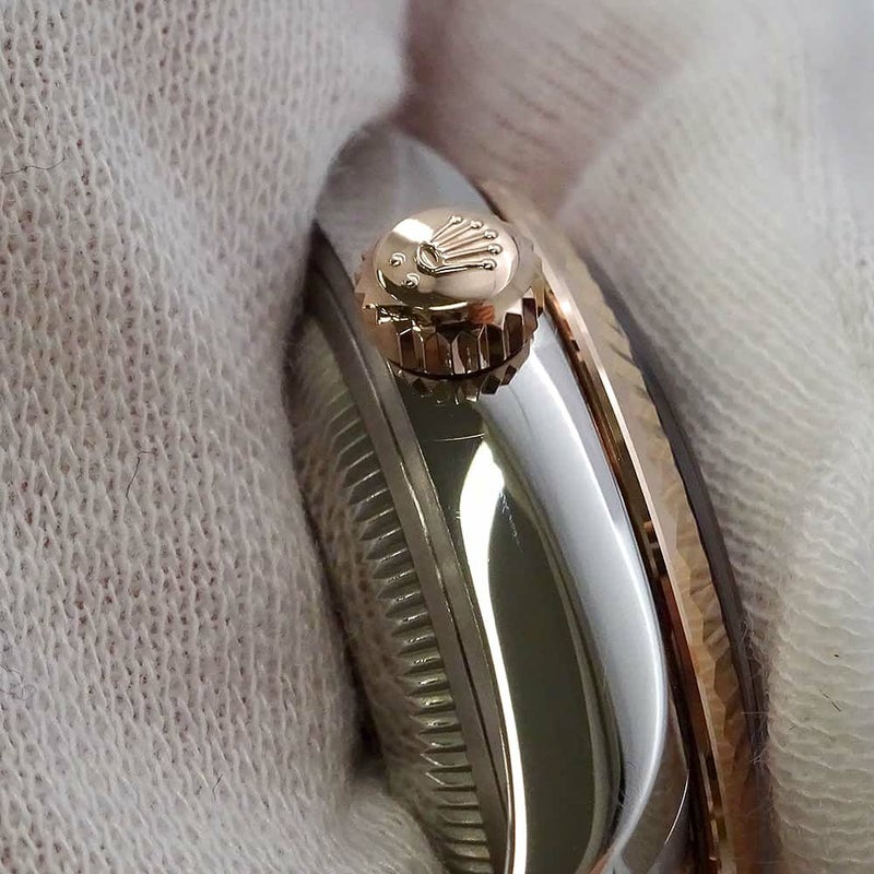 ロレックス レディ デイトジャスト SS/K18PG 279171 ROLEX 腕時計 オーベルジーヌ文字盤 10PD