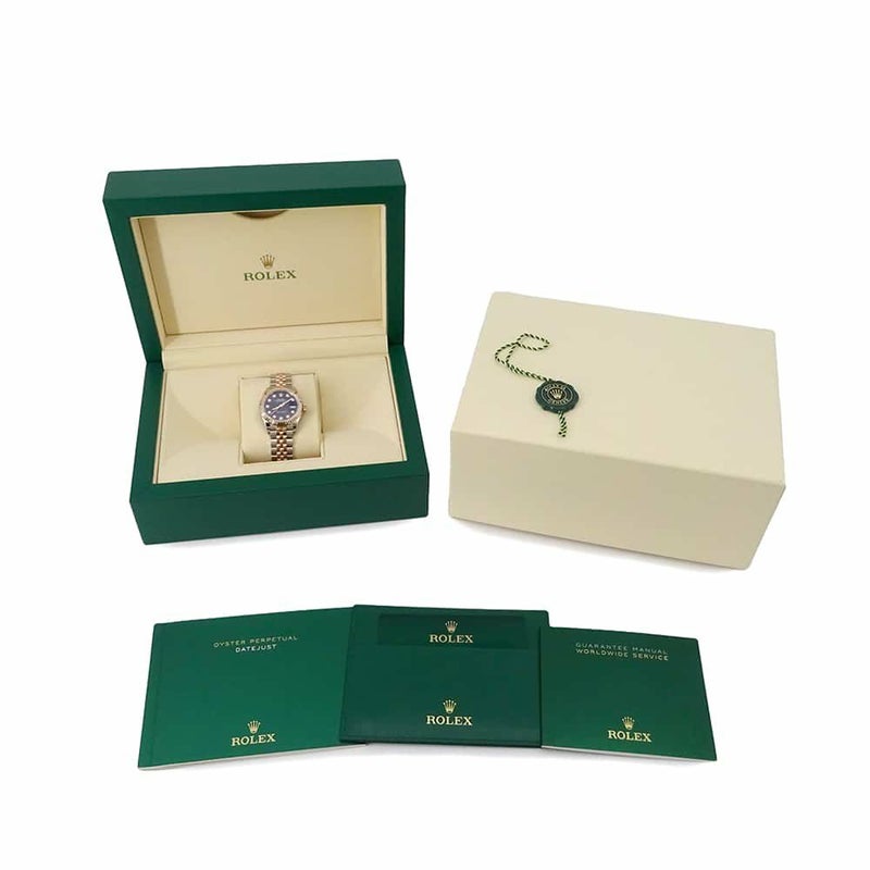 ロレックス レディ デイトジャスト SS/K18PG 279171 ROLEX 腕時計 オーベルジーヌ文字盤 10PD