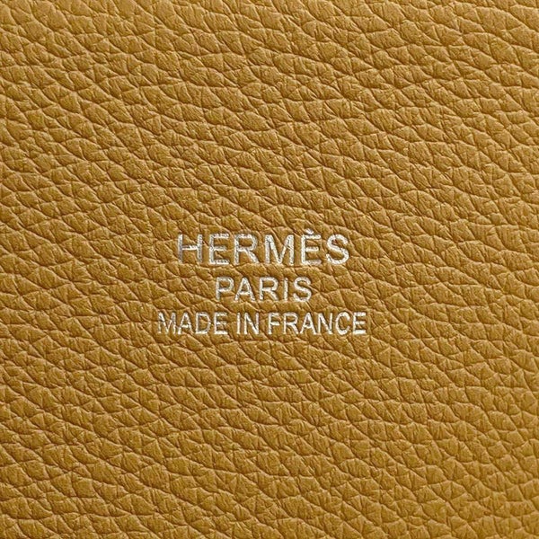 エルメス ボリードリラックス45 ナチュラルサブレ/シルバー金具 トリヨンノヴィーヨ Y刻印