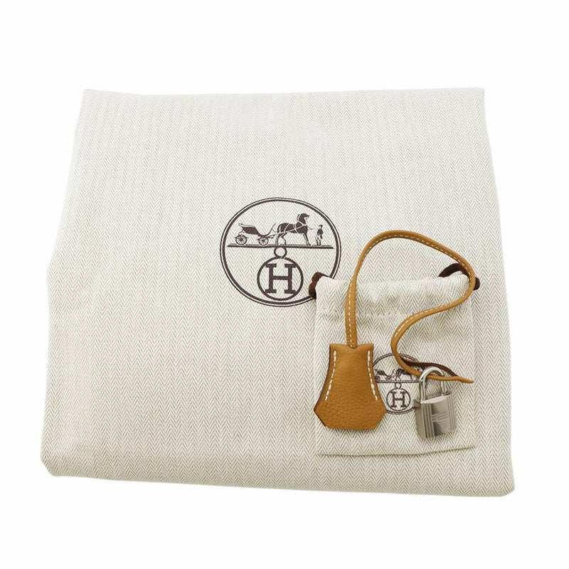 エルメス ボリードリラックス45 ナチュラルサブレ/シルバー金具 トリヨンノヴィーヨ Y刻印