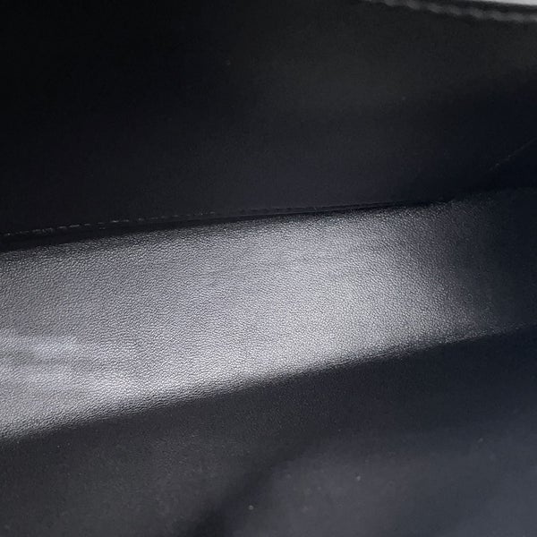 エルメス クラッチバッグ ケリーエラン ブラック/ゴールド金具 エプソン K刻印 2wayショルダー 黒