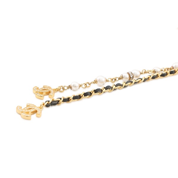 シャネル ネックレス ココマーク ラインストーン フェイクパール B24K ABE732 CHANEL アクセサリー
