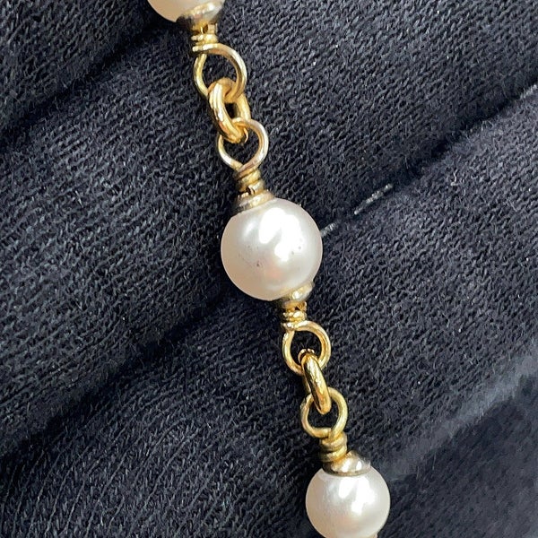 シャネル ネックレス ココマーク ラインストーン フェイクパール B24K ABE732 CHANEL アクセサリー