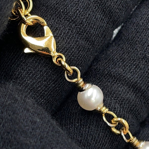 シャネル ネックレス ココマーク ラインストーン フェイクパール B24K ABE732 CHANEL アクセサリー