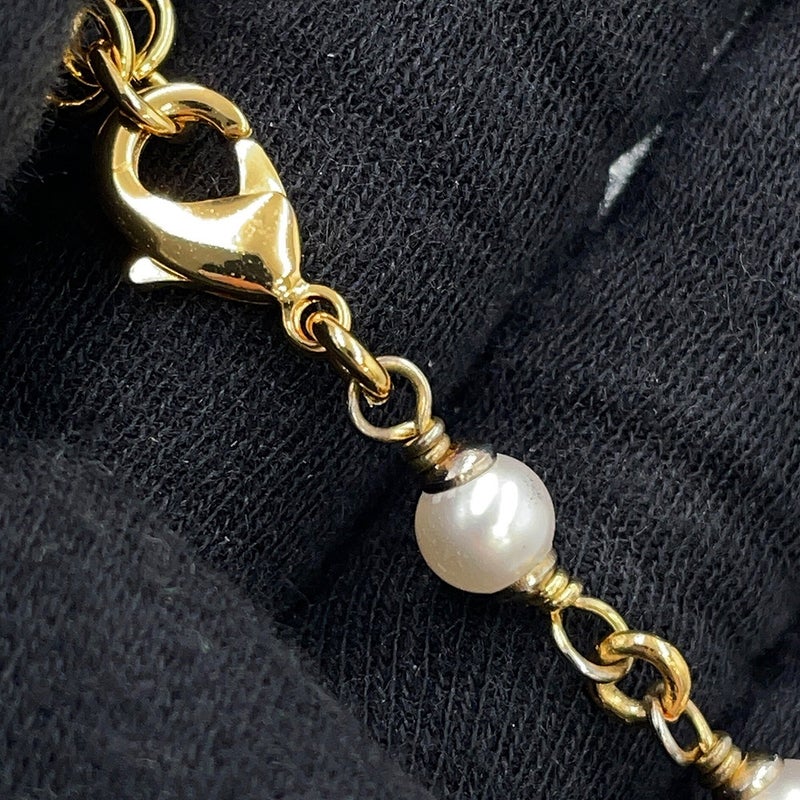シャネル ネックレス ココマーク ラインストーン フェイクパール B24K ABE732 CHANEL アクセサリー