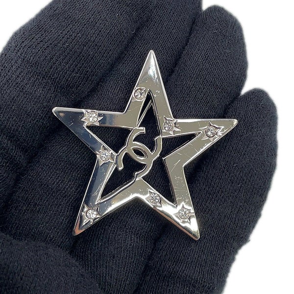 シャネル ブローチ ココマーク スター ラインストーン 06C CHANEL アクセサリー