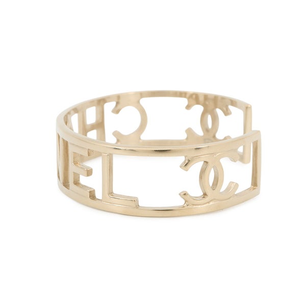 シャネル ブレスレット ココマーク 透かし バングル B15S CHANEL アクセサリー